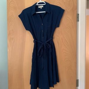 Monteau navy blue dress